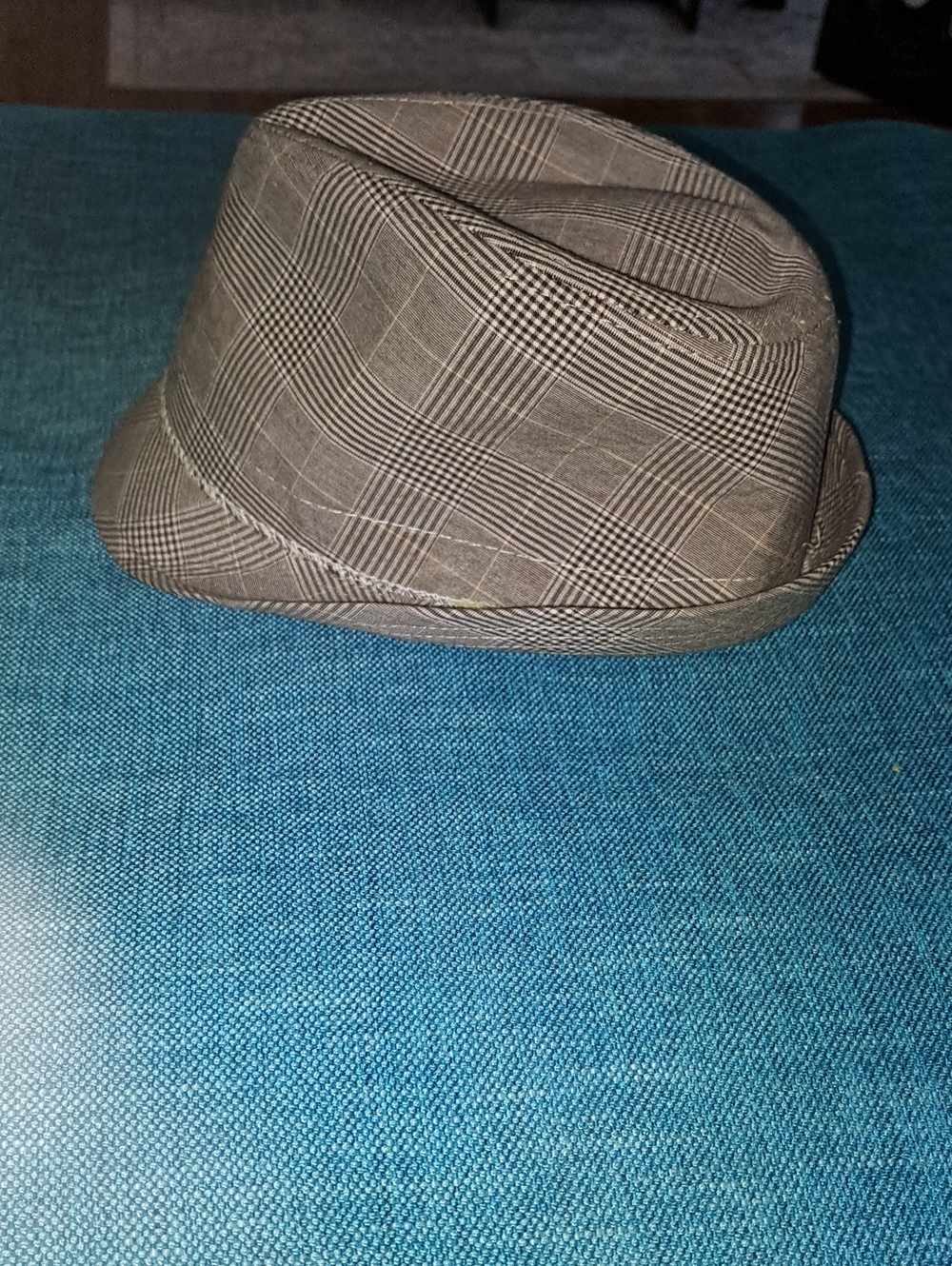 Penguins Men's Plaid Fedora Hat